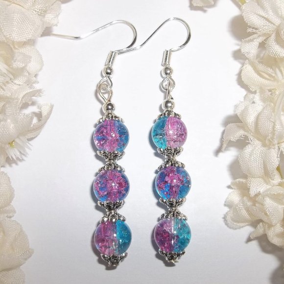 wvluckygirl Jewelry Earrings Blue Earrings Turquoise Blue Earrings